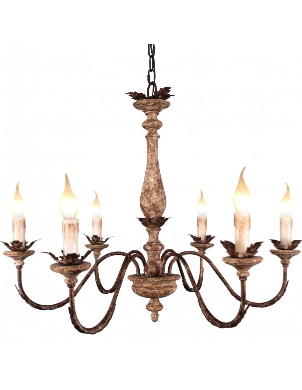 Oaks Aura French Country 6-Light...