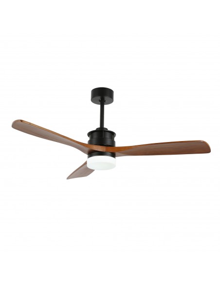 Oaks Aura 52 in. LED Indoor Solid Wood Reversible Scandi-Japanese Ceiling Fan With Latest DC Motor Technology