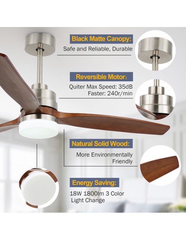 Oaks Aura 52 in. LED Indoor Solid...