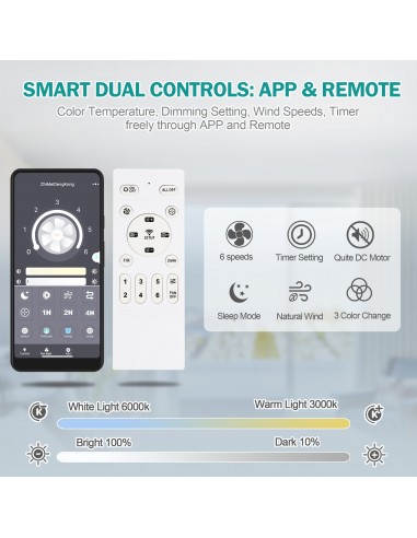 Oaks Aura 20in.Bladeless Smart App...