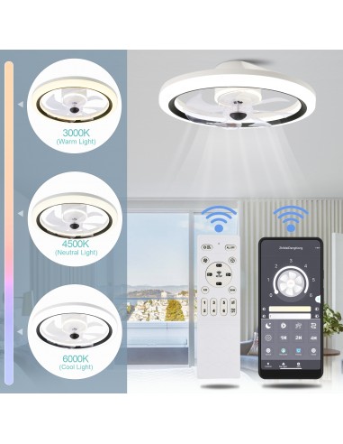 Oaks Aura 20in. LED Smart App Remote...