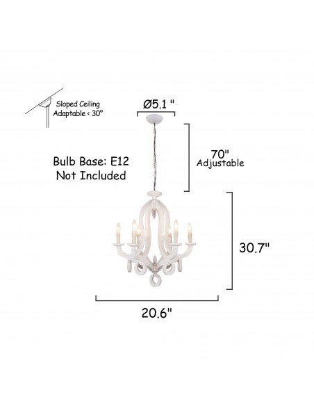 Oaks Aura French Country Dining Set Combo Chandelier, Farmhouse Rustic 2 Kitchen Island and 1 Dining Chandelier Included