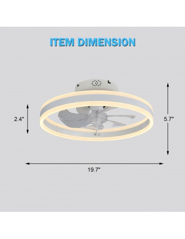 Oaks Aura 20in.Bladeless Low Profile...