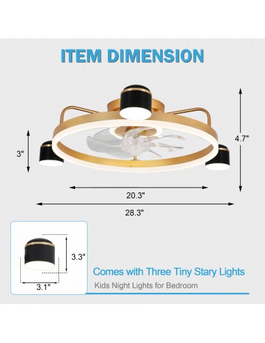 Oaks Aura 28in. LED Starry Night...