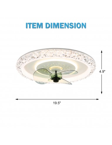 Oaks Aura 19.5 inch Modern Low...