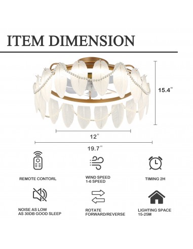Oaks Aura 20'' Indoor Flush Mount...