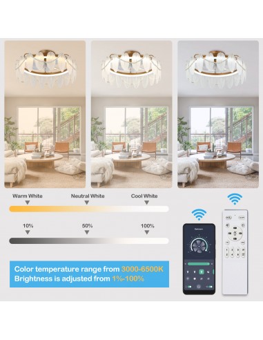 Oaks Aura 20'' Indoor Flush Mount...