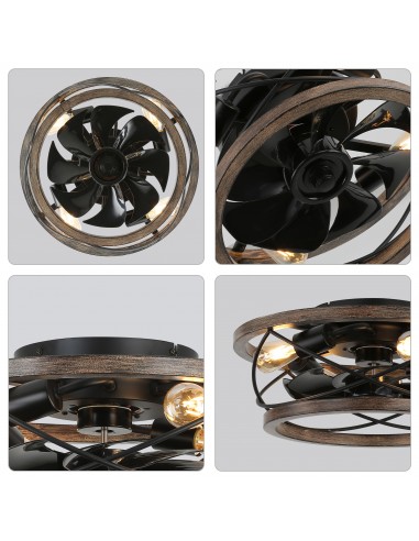 Oaks Aura 4-Light Farmhouse Drum...