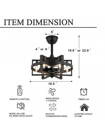 Oaks Aura 18" Industrial... 2