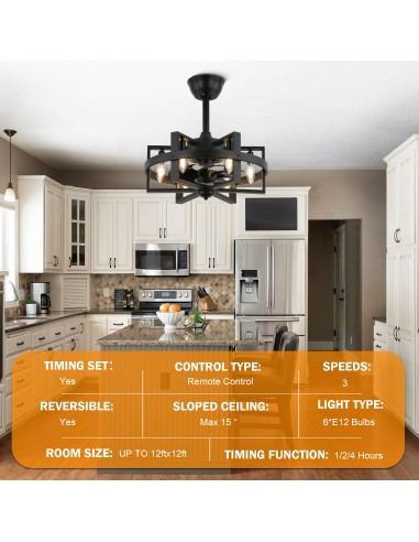 Oaks Aura 18" Industrial Ceiling Fan...