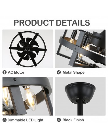 Oaks Aura 18" Industrial Ceiling Fan...