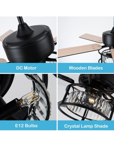 Oaks Aura 52” Reversible Crystal...