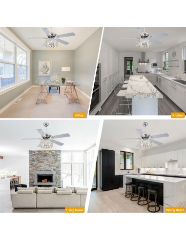 Oaks Aura 52” Reversible Crystal...