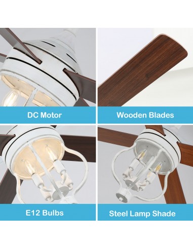 Oaks Aura 52” 4-Blade Reversible...