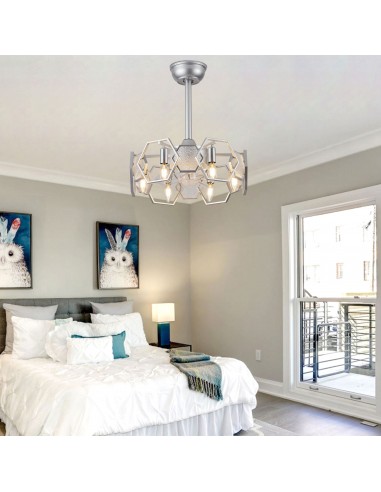 Oaks Aura 19” Glass Ceiling Fan with...