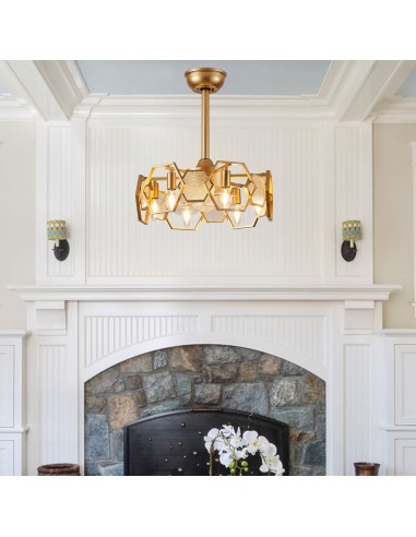 Oaks Aura 19” Glass Ceiling Fan with...