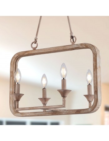 Oaks Aura Rustic Wood...