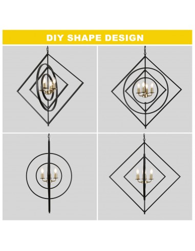 Oaks Aura 4-Light DIY Shape...