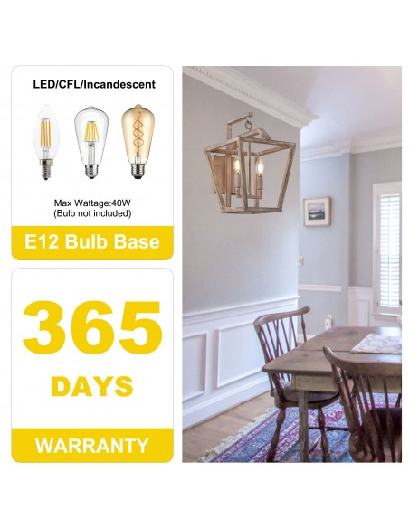 Oaks Aura Wood Finish 2-Light Rectangular Wall Sconce