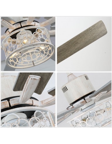 Oaks Aura 72 inch Black Ceiling Fan...