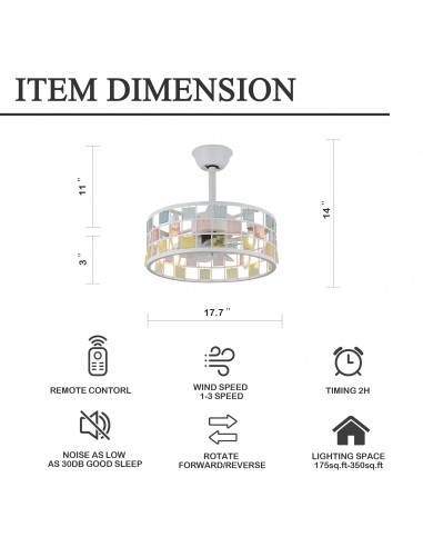 Oaks Aura 18” Vintage Stained Glass...