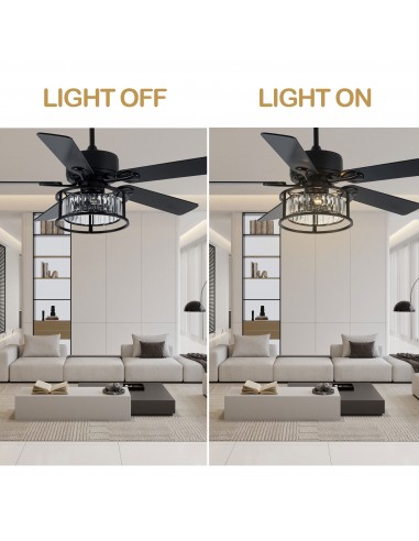 Oaks Aura 52” Reversible Crystal...