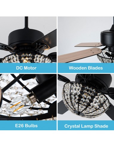 Oaks Aura 52” Reversible Crystal...