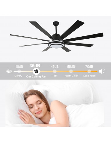 Oaks Aura 72" 6-Blade Reversible...