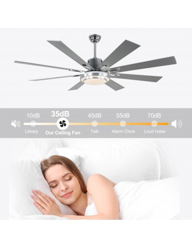 Oaks Aura 72" 6-Blade Reversible...