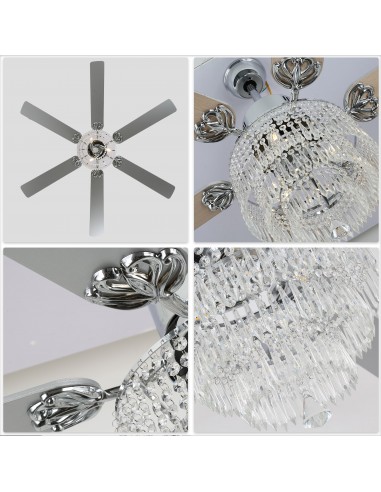 Oaks Aura 65" Smart Black Ceiling Fan...