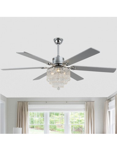 Oaks Aura 65" Smart Black Ceiling Fan...