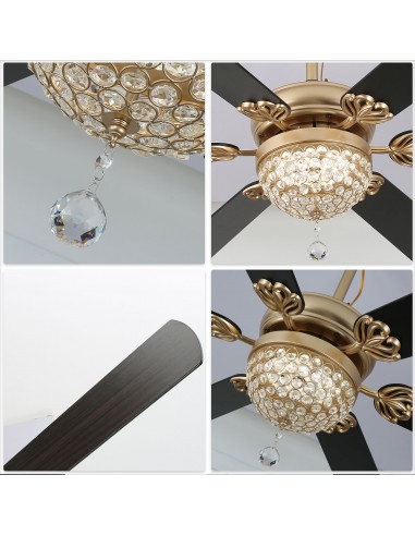 Oaks Aura 65" 6-Blade Ceiling Fan...