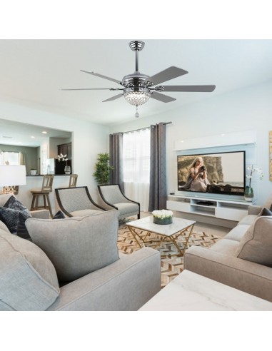 Oaks Aura 65" 6-Blade Ceiling Fan...