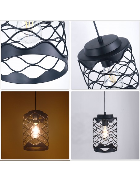 Oaks Aura 1-Light Kitchen Island Pendant with Metal Accents