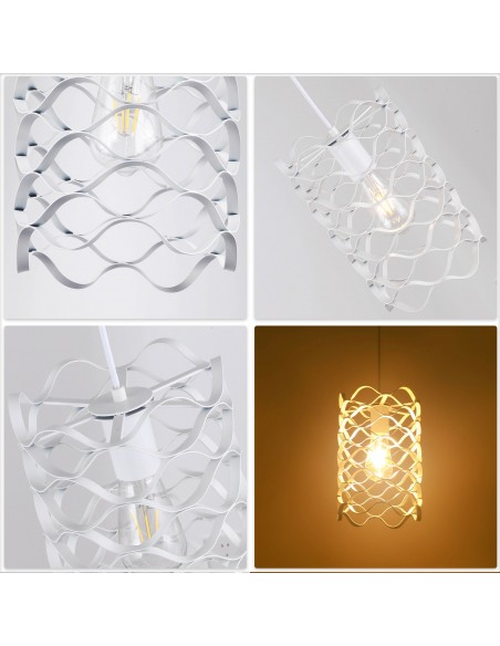 Oaks Aura 1-Light Kitchen Island Pendant with Metal Accents