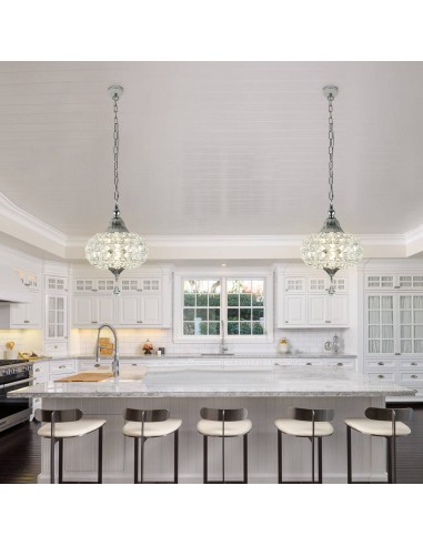 Oaks Aura 11" 1-Light Crystal Pendant...