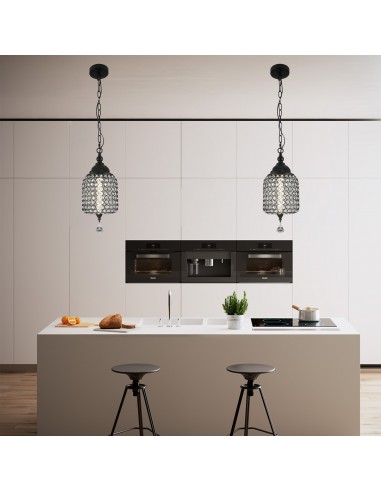 Oaks Aura 7" 1-Light Single Crystal...