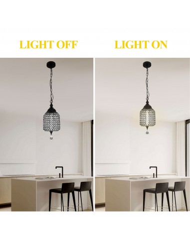 Oaks Aura 7" 1-Light Single Crystal...