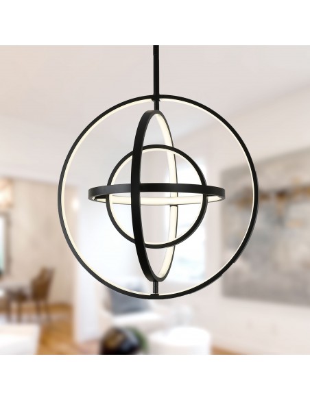 Oaks Aura 19.7” DIY Shape Sphere Pendant Light Fixture