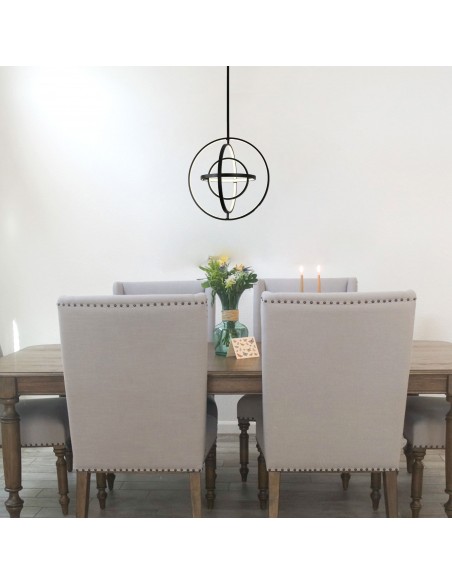 Oaks Aura 19.7” DIY Shape Sphere Pendant Light Fixture