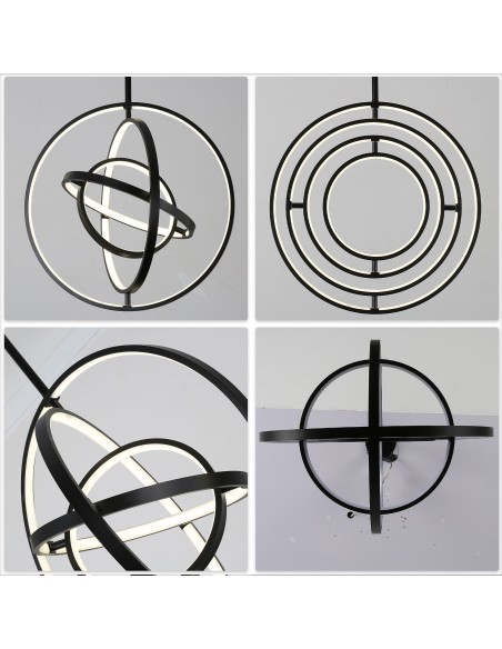 Oaks Aura 19.7” DIY Shape Sphere Pendant Light Fixture