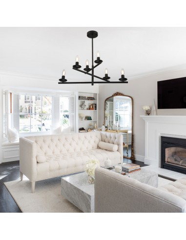 Oaks Aura 26” 6-Light Contemporary...