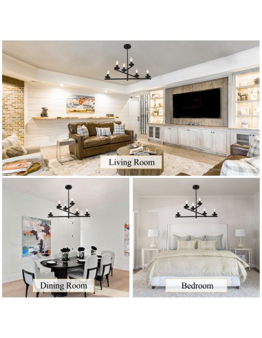 Oaks Aura 26” 6-Light Contemporary...