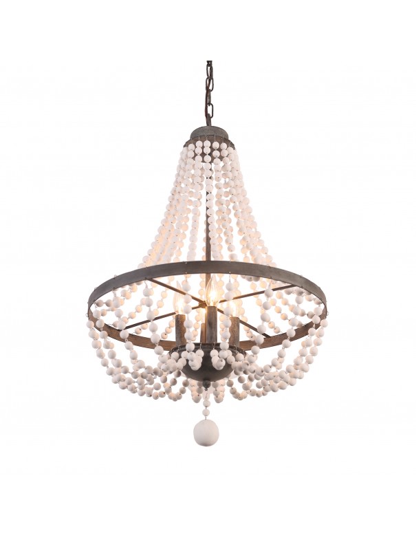 Oaks Aura Modern Bohemia 4-Light Wood...