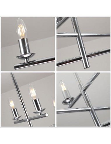 Oaks Aura 26” 6-Light Contemporary...