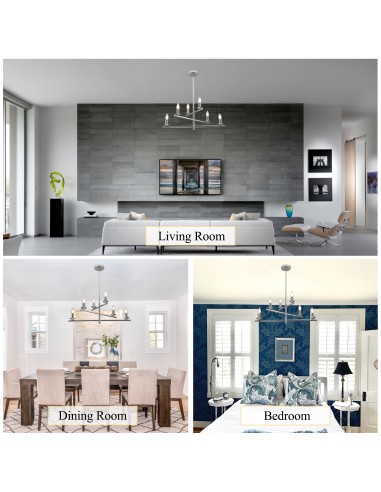 Oaks Aura 26” 6-Light Contemporary...