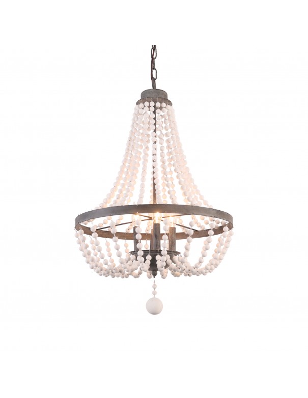Oaks Aura Modern Bohemia 4-Light Wood...