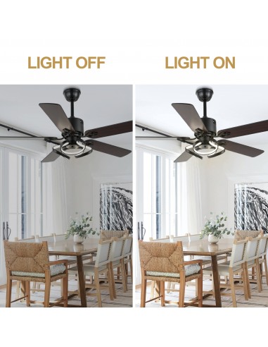 Oaks Aura 52” Reversible 5-Blade...