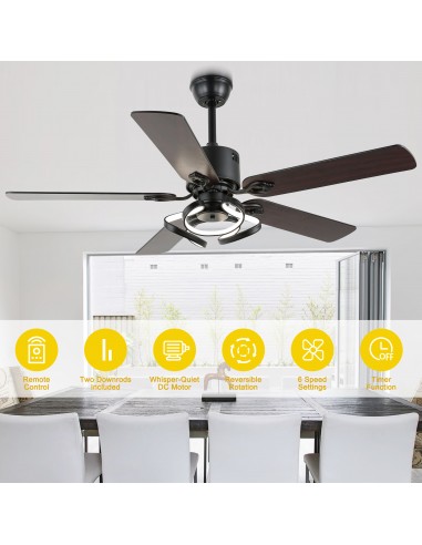 Oaks Aura 52” Reversible 5-Blade...