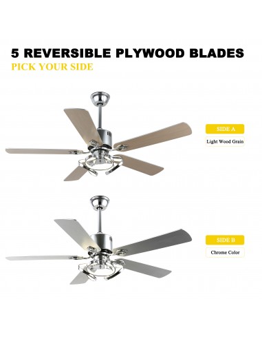 Oaks Aura 52” Reversible 5-Blade...